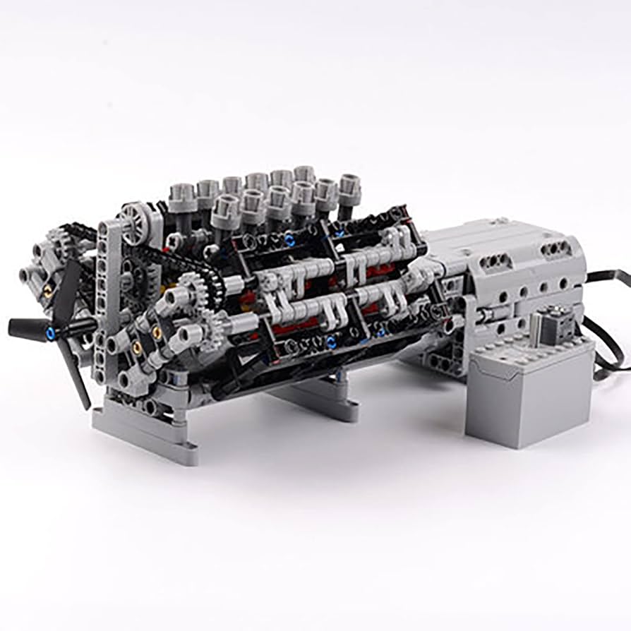 Amazon.co.jp: V8エンジンキット、エンジニアリング770ピース