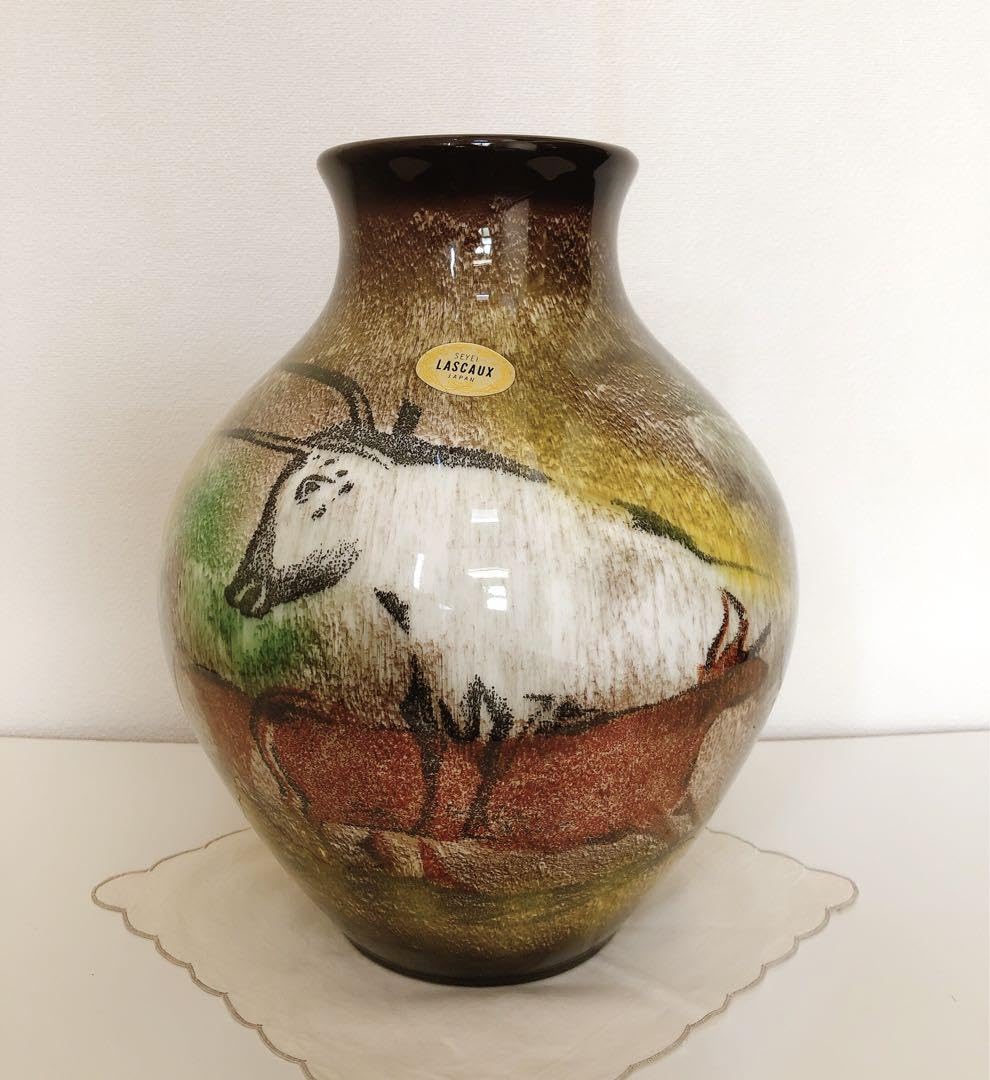 Amazon.co.jp: SEYEI LASCAUX 大型花瓶 ラスコー 瀬栄陶器 花瓶