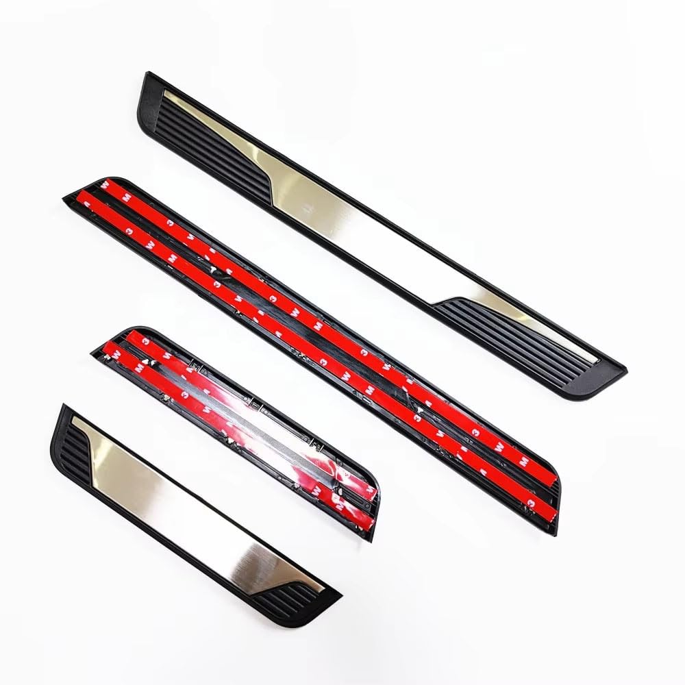 Edelstahl Einstiegsleisten Für Dacia Duster III 2024 - 4-teiliges Set Schwarz