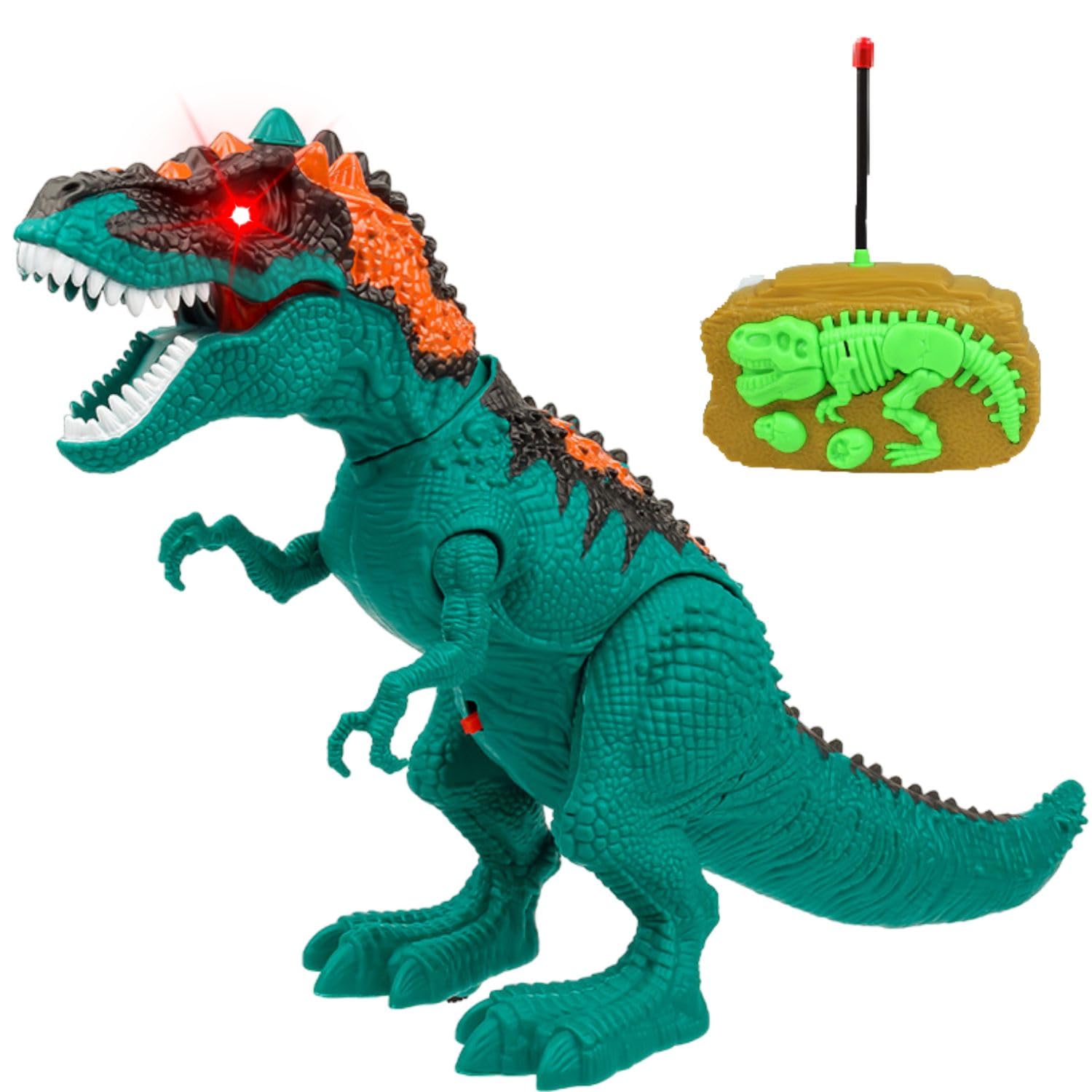 FunBlast Walking Dinosaur Toy with Realistic Sound and Smoke Spray - Remote Control Dinosaur Toy, Motorized Walking Dinosaur with Light and Sound for 3+ Years Old Kids (Blue-) (B0DBZLCDTL) Amazon Price History, Amazon Price Tracker