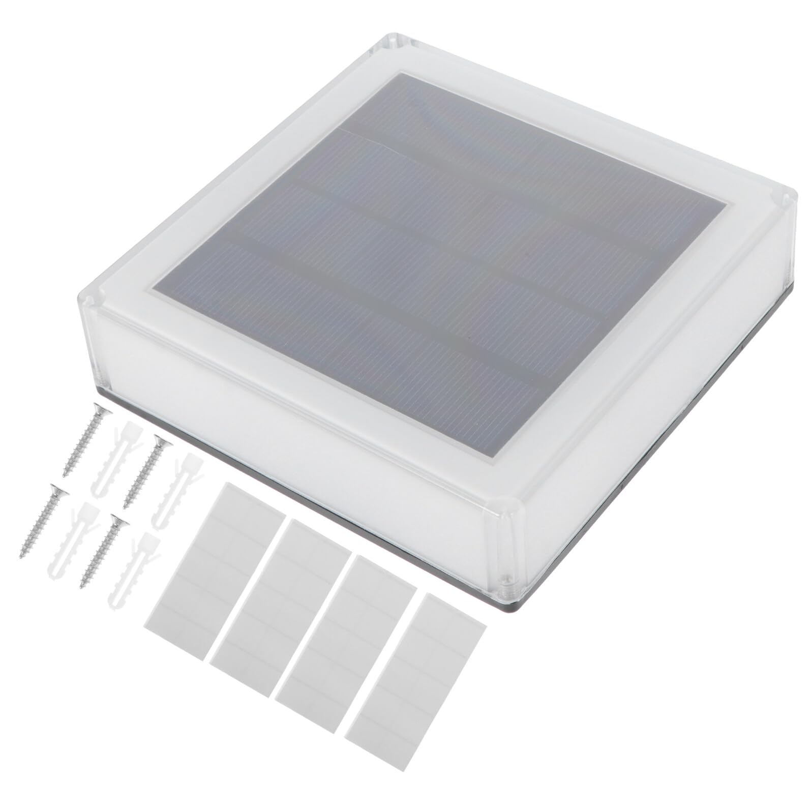 Toddmomy Lampada Solare Pilastro da Giardino Doppia Temperatura Illuminazione Esterna Energia Solare Facile da Installare per Recinzioni e Cortili