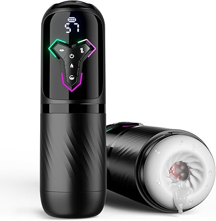 5-in-1 Heated Male Masturbator Pump with Thrusting & Sucking