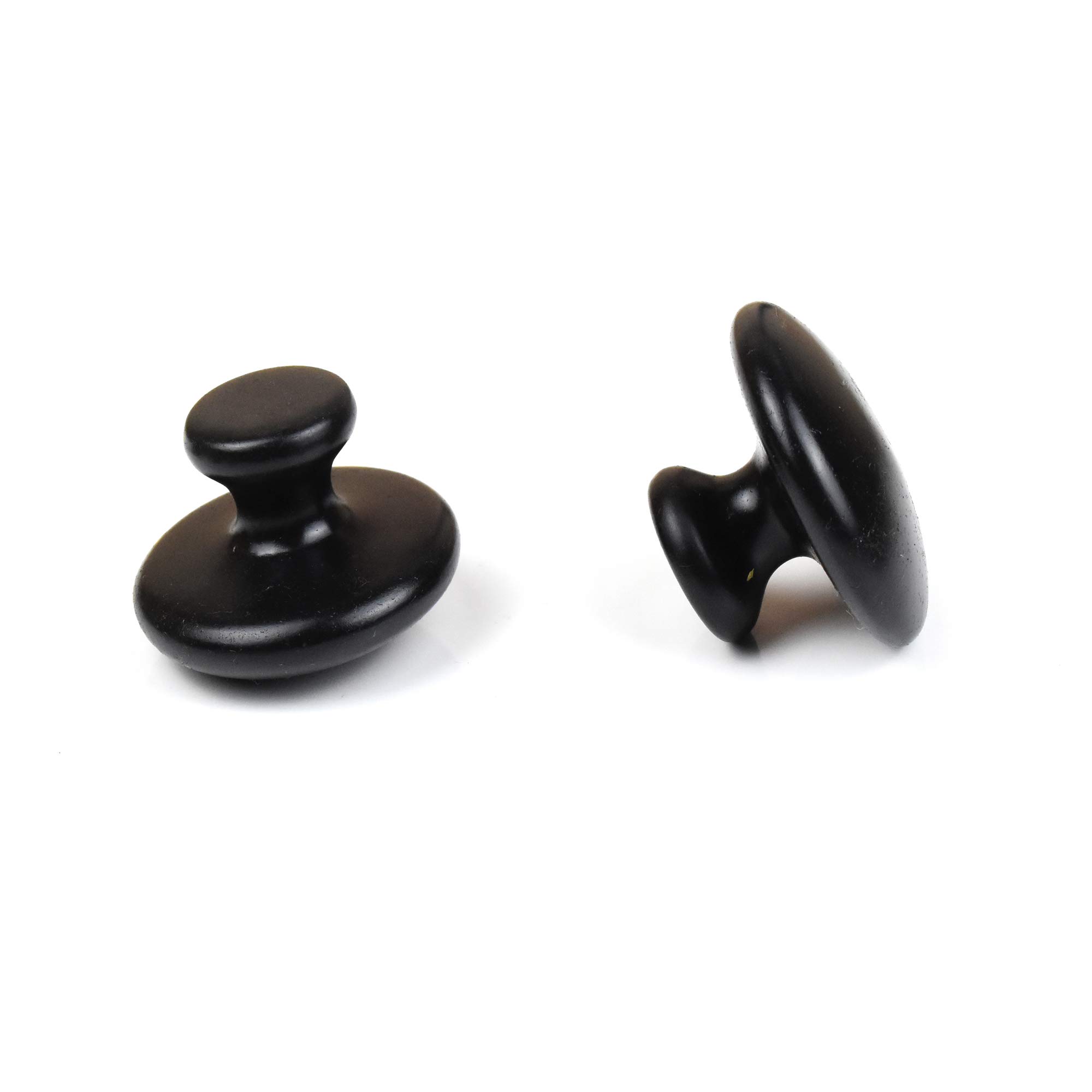 Juego de 4 piedras de masaje caliente de hongos naturales Bian para spa facial, 5,5 x 3,5 cm