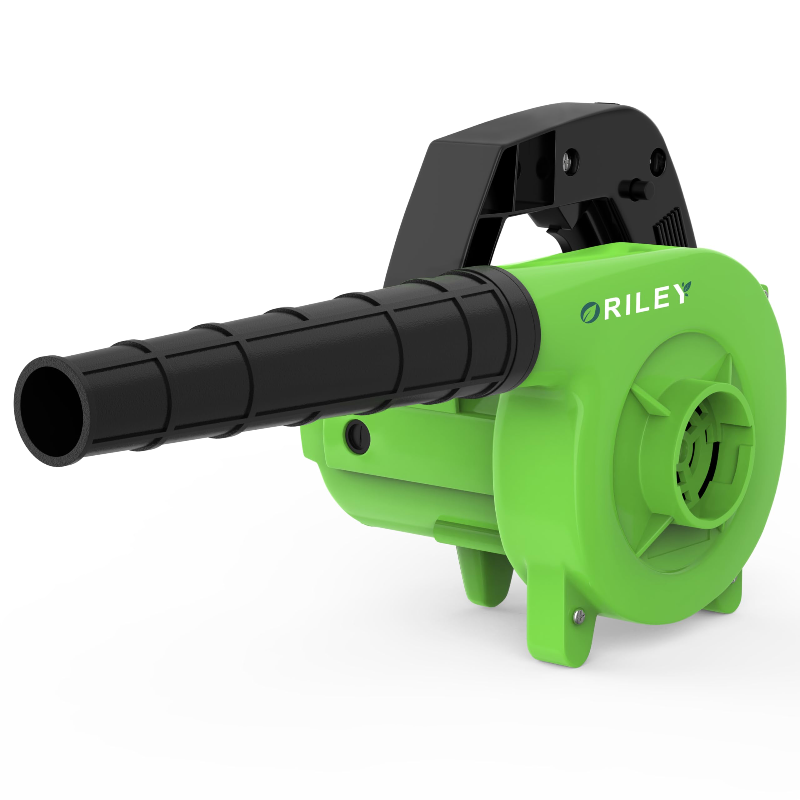 ORILEY 500W Electric Air Blower Garden Leaf Dust Cleaner 13000 RPM Suction 400GMS Airfoil Dirt Cleaning 170km/h Airflow with Unbreakable Body & Glossy Finish for Snow (Green)-image-35