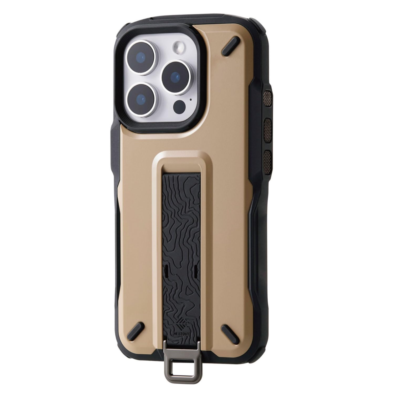 Amazon.co.jp: エレコム iPhone 16 Pro ケース NESTOUT 耐衝撃 衝撃