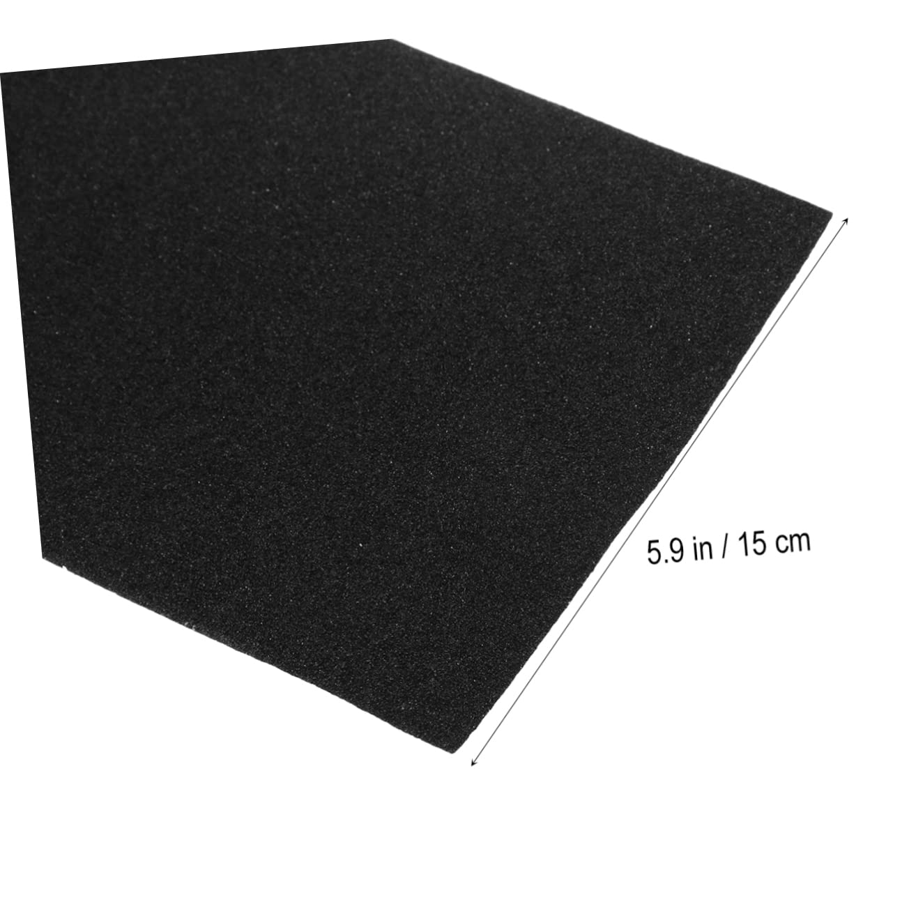 Nastro Antiscivolo Adesivo in PVC per Scale 5m X 15cm Nero | Strisce Adesive Antiscivolo per Scale, Tagliabile, su Piastrelle, Gradini, Treads e Scaffolding