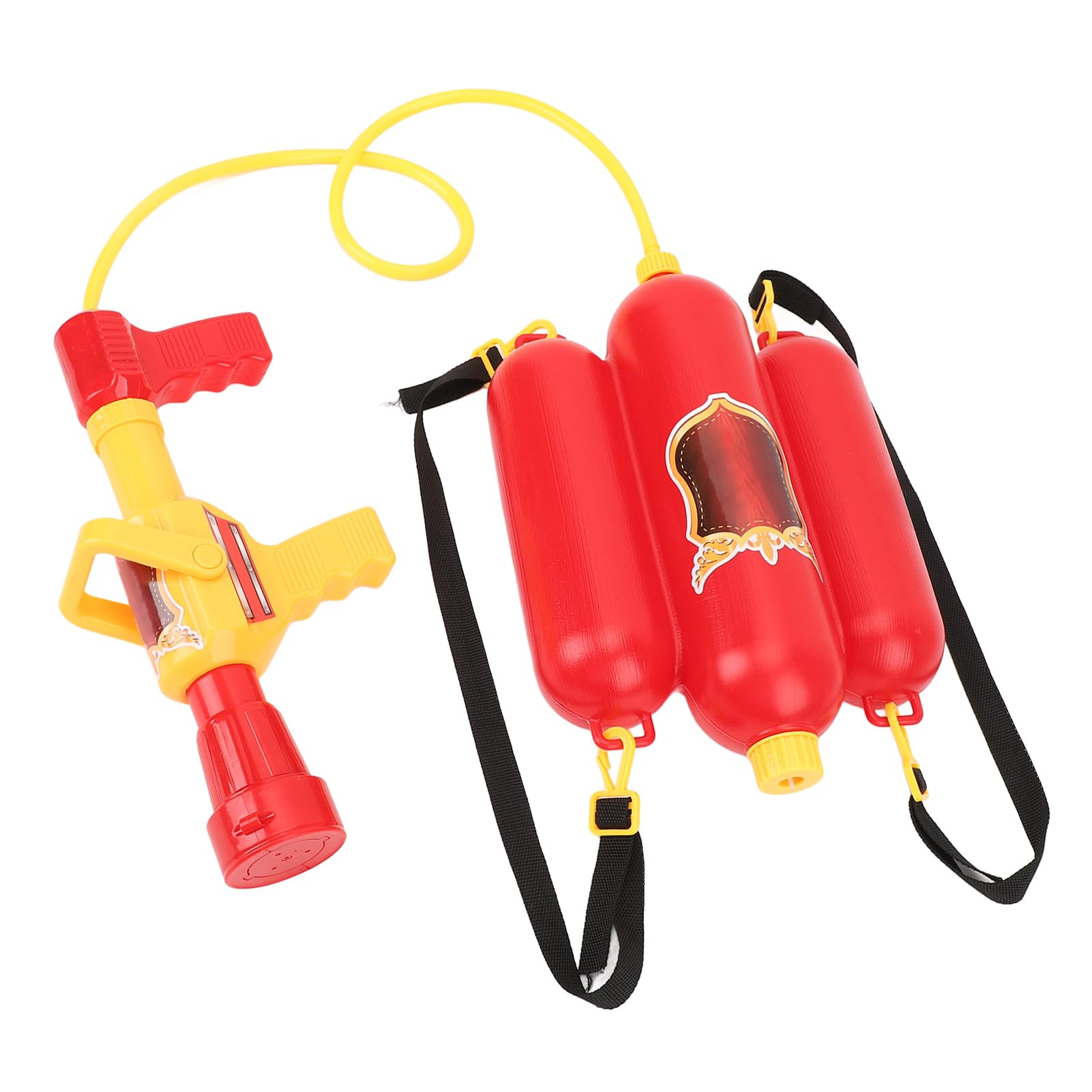 Yctze Jouets de Sac à Dos de Pompier, Jouets Multifonctionnels de Sac à Dos de Pompier de Simulation pour Enfants et Tout-Petits, de à de , Jouet de Plage de Buse de à de , Extincteur à