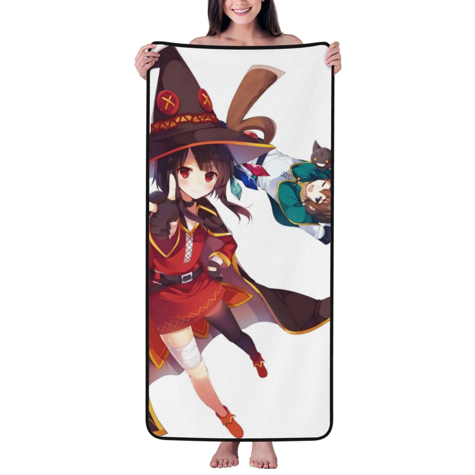 Amazon｜バスタオル めぐみん カズマ この素晴らしい世界に祝福を