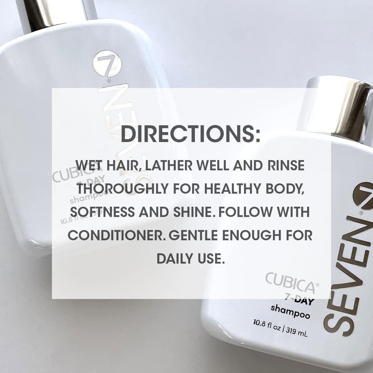 Amazon.com : SEVEN Haircare Cubica 7-Day Shampoo (10.8oz) +