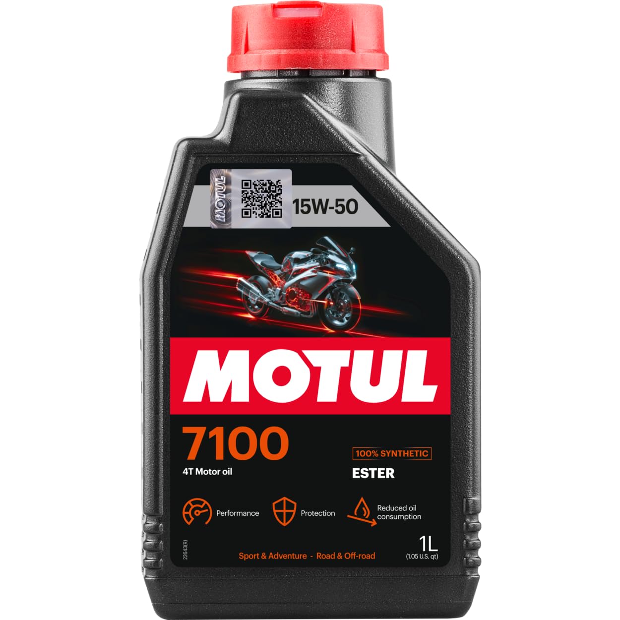 Amazon.com: Motul 7100 ESTER 15W50 (1L) 104298 : Automotive