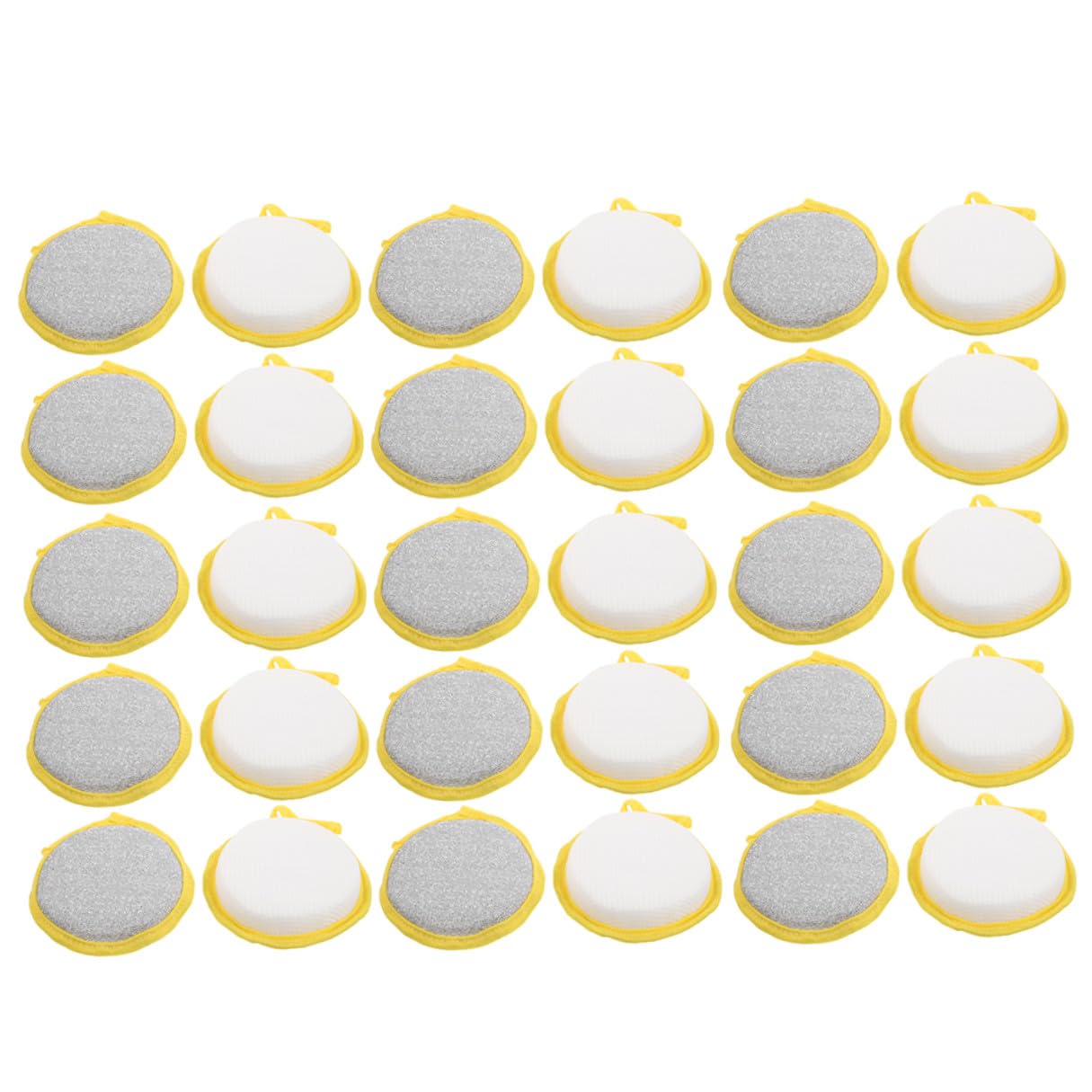 50 Spugne per Piatti da Cucina Doppia Faccia 25 CM Spugna Abrasiva e Morbida per Pulizia Pentole e Utensili Assorbente Olio per Uso Domestico e Lavaggio Auto