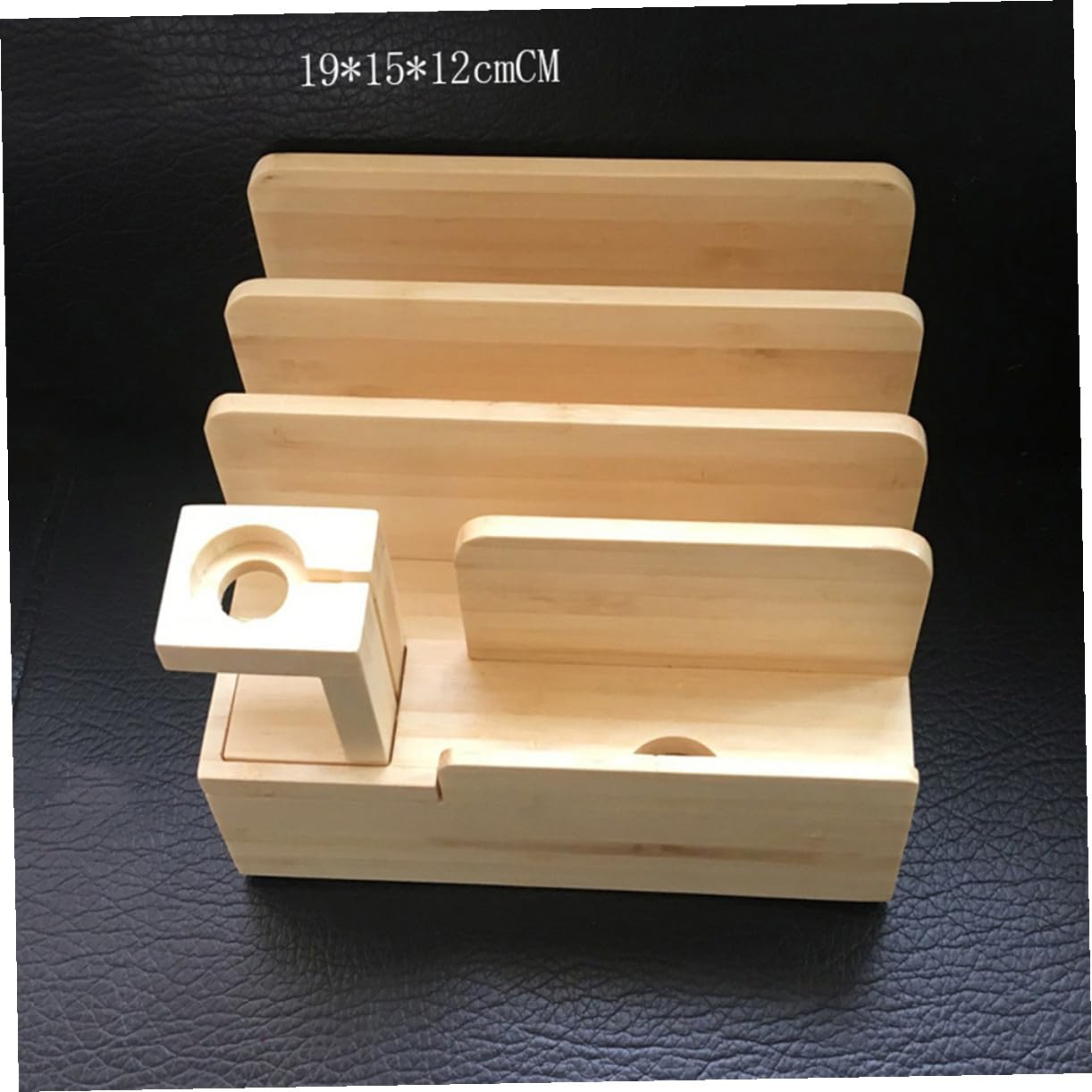 Homoyoyo Support De Chargeur Bois De Bambou pour Montre Support Affichage De Charge pour Montre Connectée Chargeur Pratique Et Élégant
