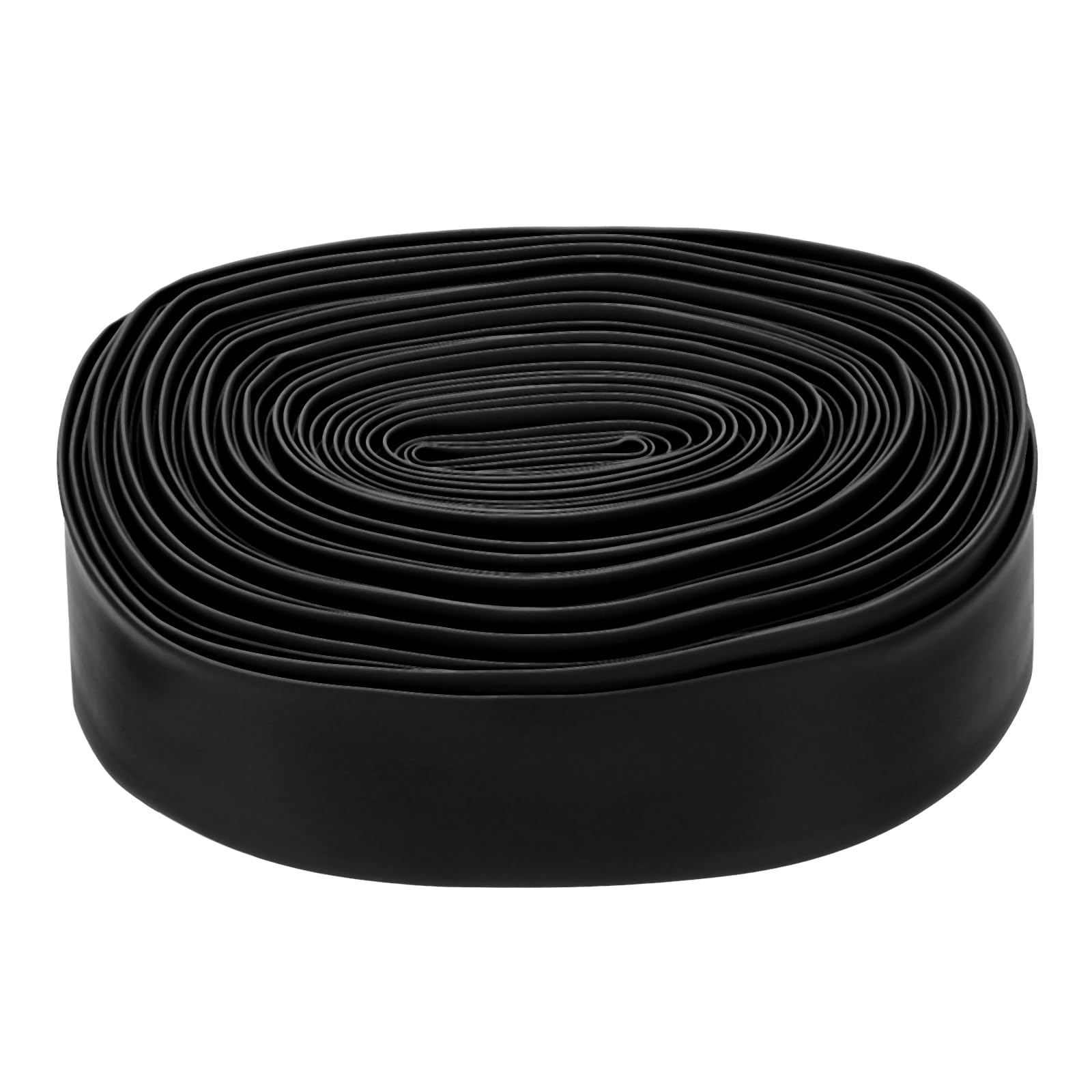 Guaina termorestringente, diametro interno 1/24", lunghezza 75,9 m, rapporto 2:1, poliolefina, guaina termorestringente per isolamento dei cavi elettrici, gestione dei cavi, nero