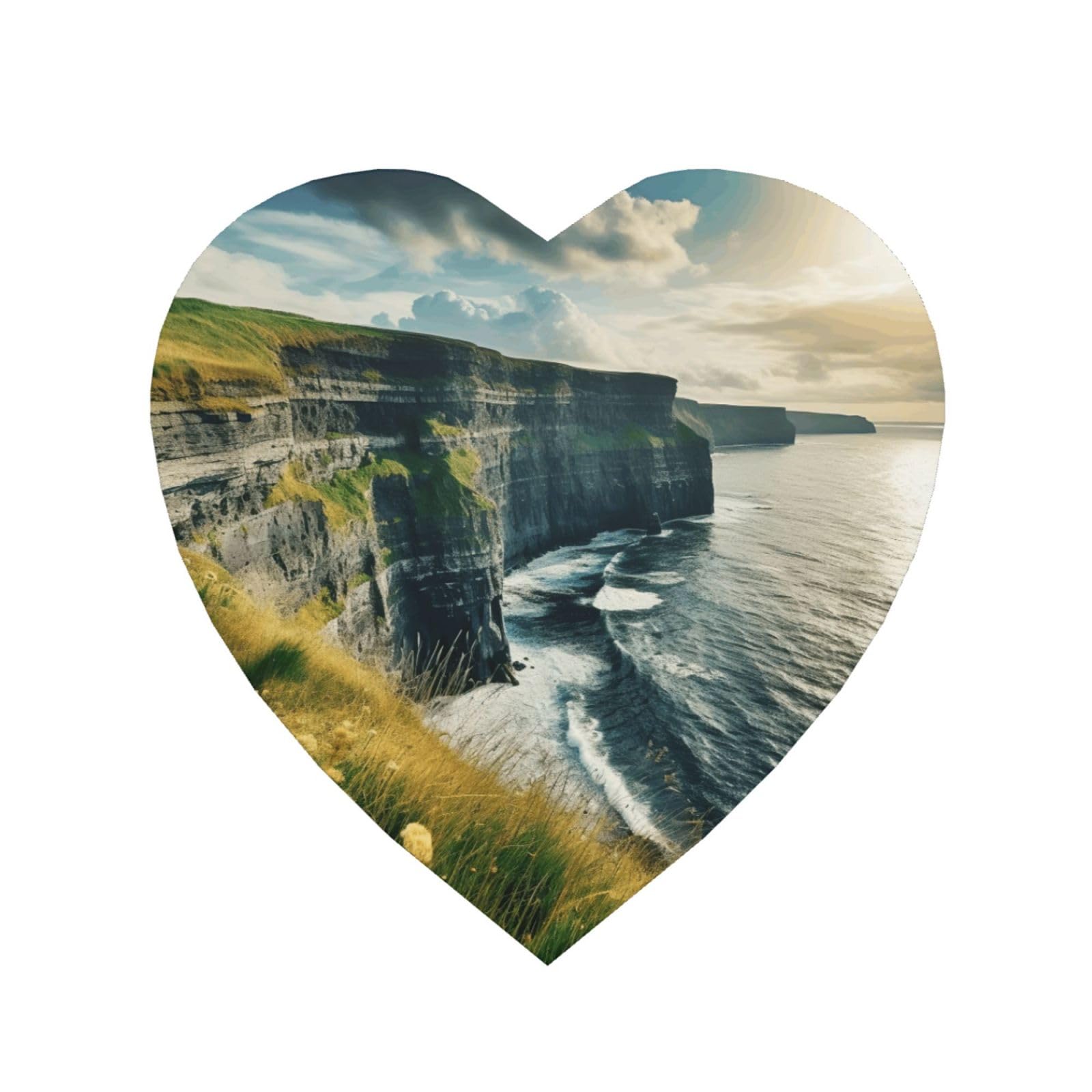Ireland Outdoors County Clare The Cliffs Print Strong Refrigerator Magnets Decor Fridge Magnets,For Kitchen Whiteboard Office Locker