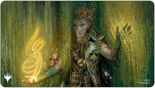 Ultra PRO - Alfombra de juego MTG Murders at Karlov Manor Kaust, Eyes of The Glade, Durable Tabletop Professional Card Game Desk Mat Accesorios MTG