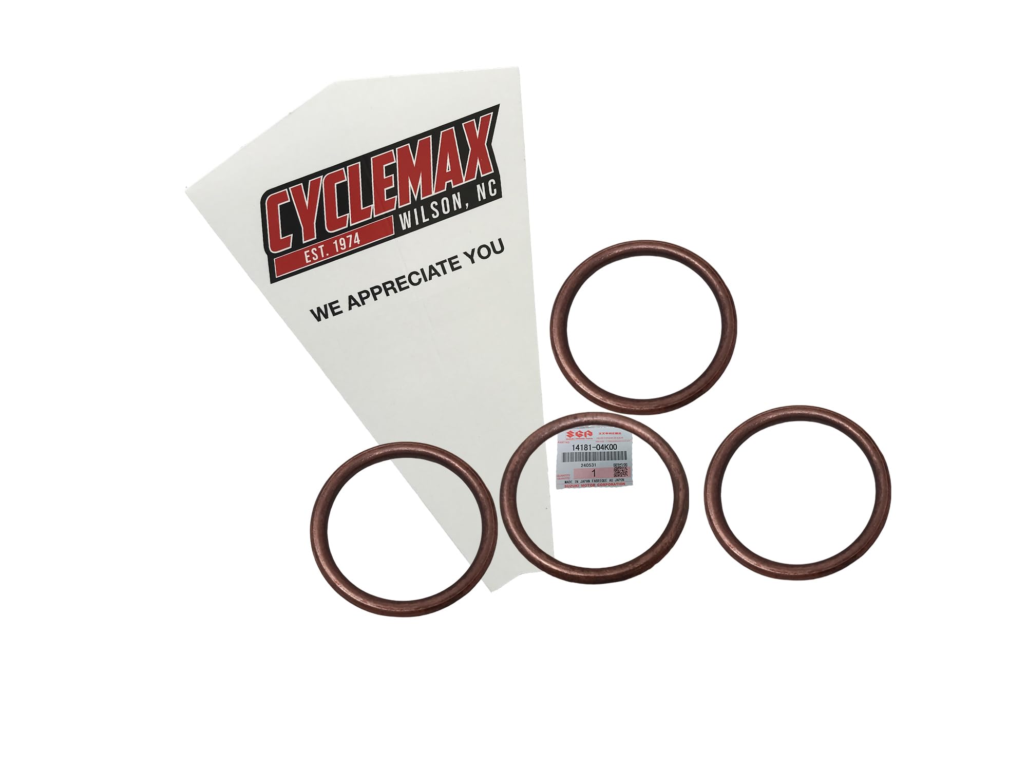 Amazon.com: Cyclemax 4 Pack compatible with Suzuki 2017-2024 Gsxr