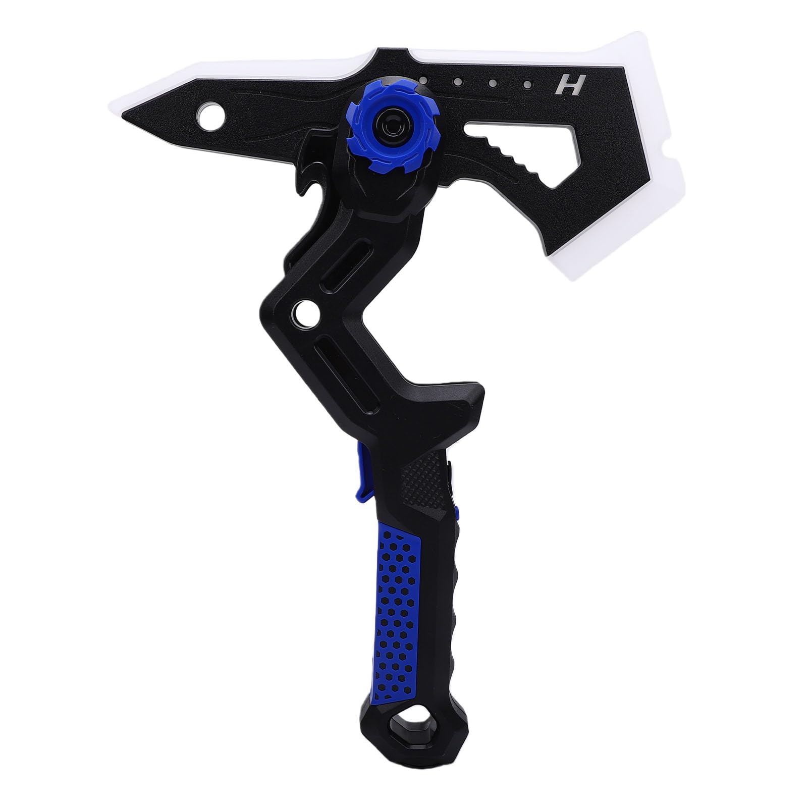 Drfeify Spielzeug-Axt-Schwert – Rotierendes, Verwandelbares Design mit LED-Lichtern, Soundeffekten und Nebelspray – Ideal Als Geburtstags- und (Blue)