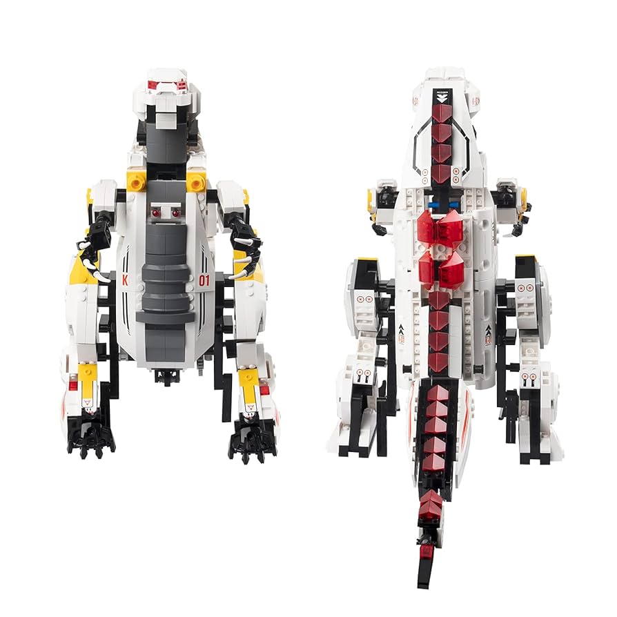 Amazon.co.jp: CaDA 動くブロックキット ラジコン 戦隊ロボ 恐竜