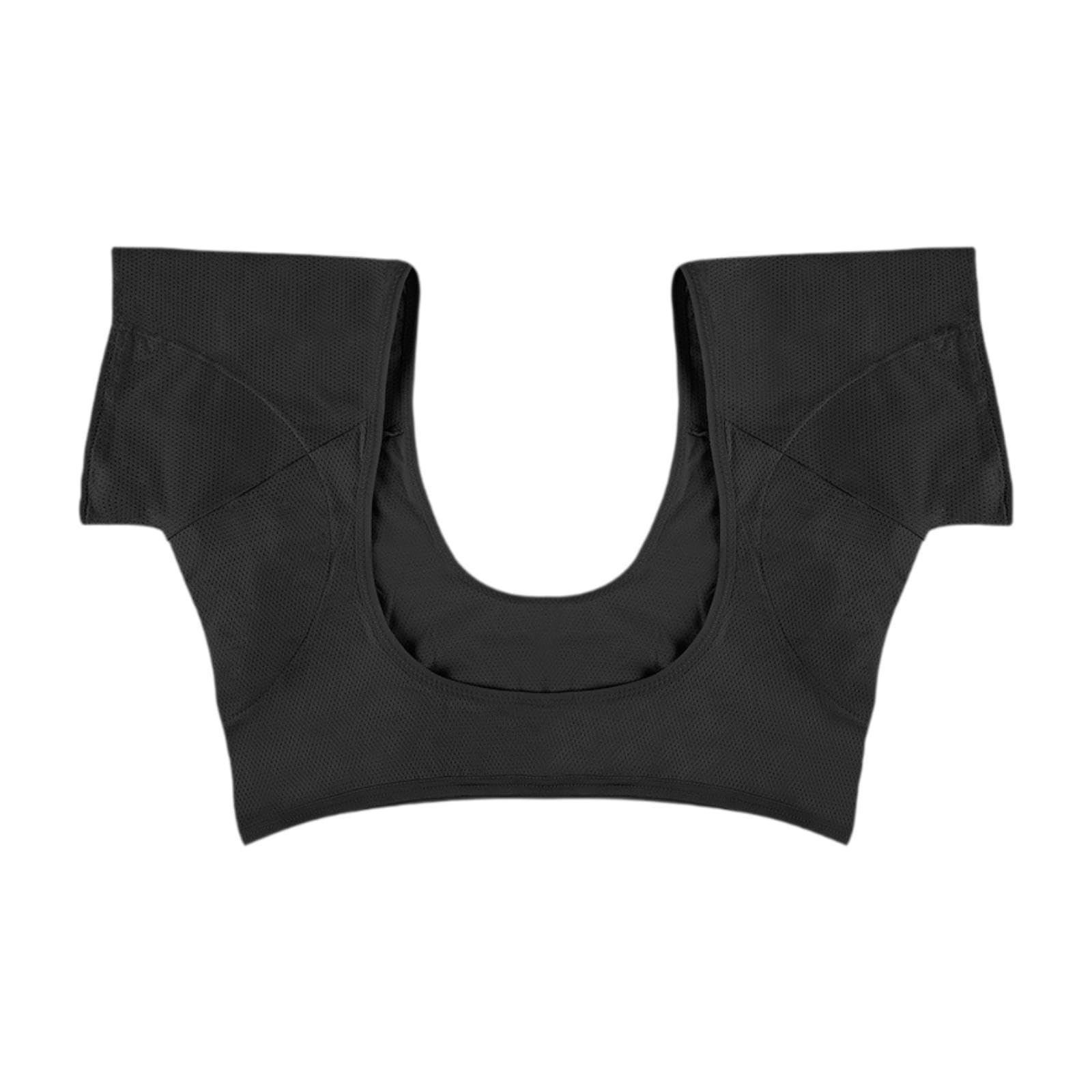 Underarm Sweat Vest Women Yoga Reusable for Sweating Armpit Sweatproof Shirt Black M| Deodorants & Antiperspirants| Bath |Health Beauty-image-2