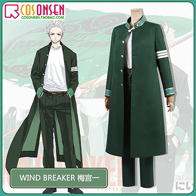 Amazon.co.jp: 【Sanjucos】ウィンドブレイカー 梅宮一コスプレ衣装 