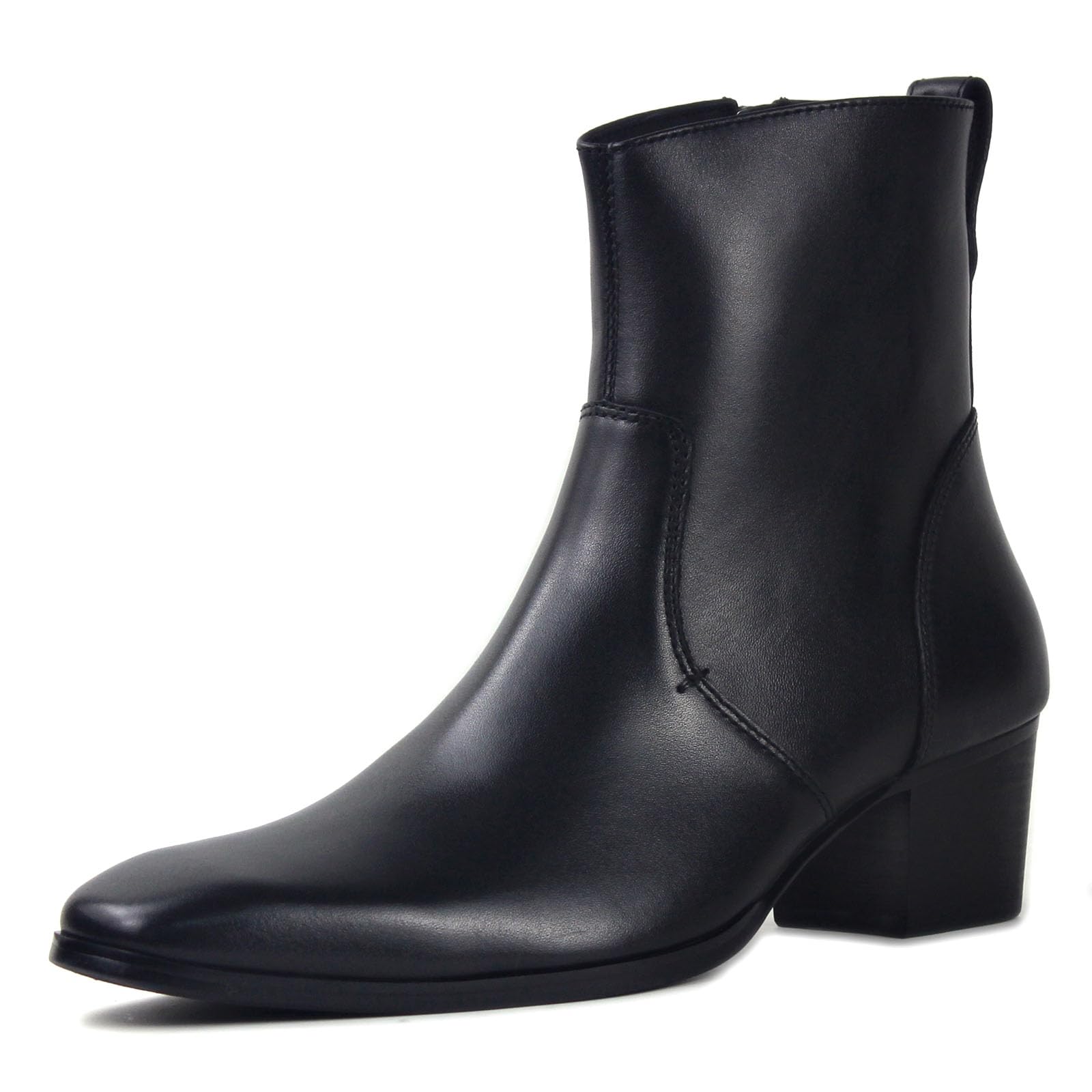 COWSDELLA Herren Stiefel aus Leder Rindsleder mit Gummisohle