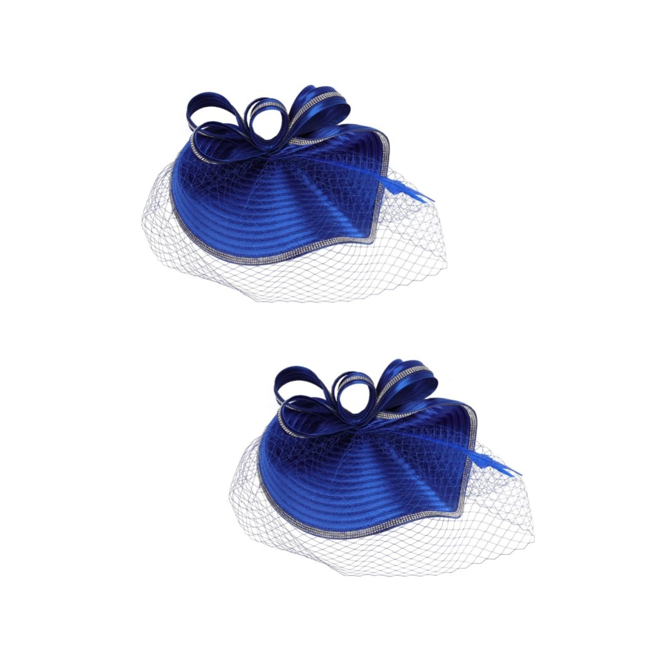 2pezzi Fascinator Hat Headband Elegante Cappello per Cocktail e Tea Party Accessorio Chic per Donne Adatto Cerimonie Eventi e Occasioni Speciali Sfumato Comfort Assicurato