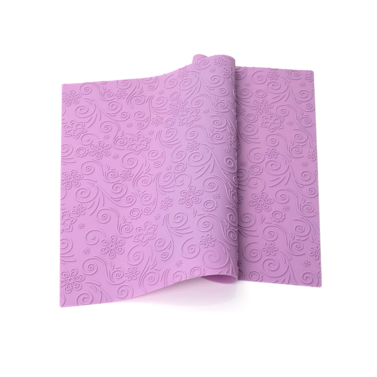 GROWTAIL Cake Fondant Impression Mat, Impression Lace Mold Fondant Cake Decorarting Tools-Spring Bloom/Spiricle/Crocodile Alligator Pattern (Spring Bloom)