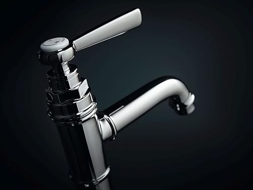 Miniatura 6 de AXOR Montreux Classic - Grifo de lavabo de baño pulido a mano de 1 manija de 1 9 pulgadas de alto en níquel cepillado, 16515821