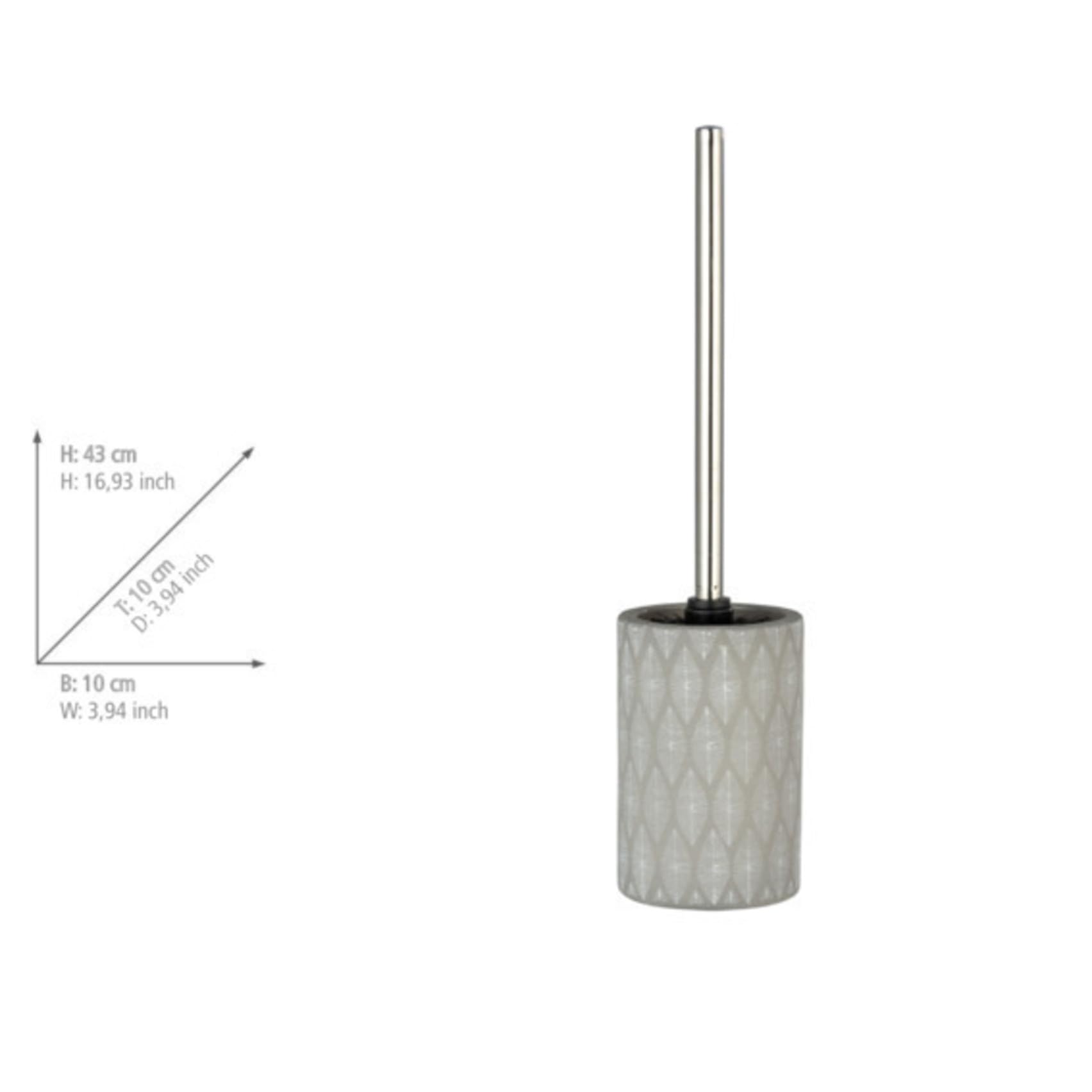 KW Luxury Ceramic/Porcelain/Stoneware Toilet Brush and Holder (Tulpian) - Image 2