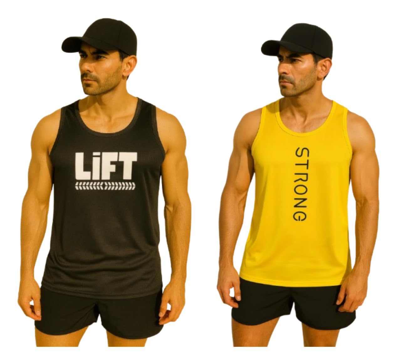 Generic Men's Sleeveless Sando Vest T-Shirt 8034 - Image 1