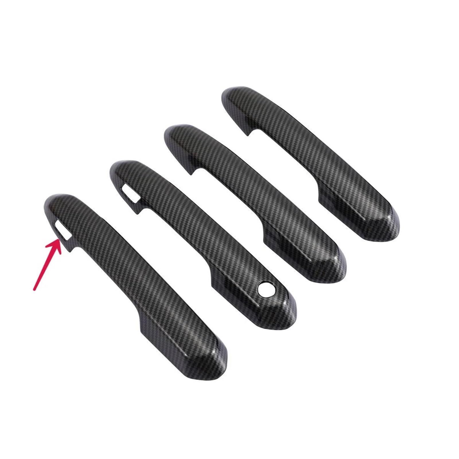 ZAPORA for Toyota for RAV4 RAV 4 2019 2020 2021 2022 XA50 Car Door Handle Bowl Cover Decor Sticker Styling(Style 4)
