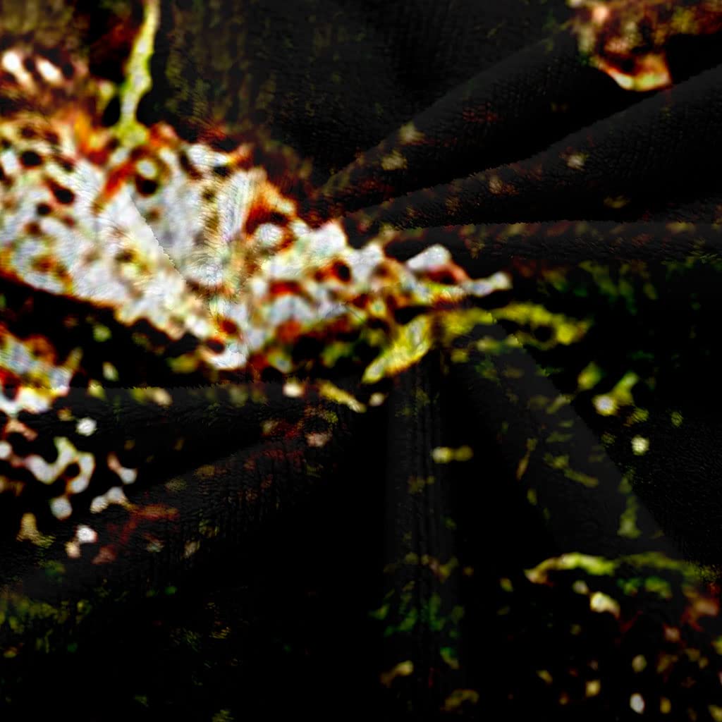 Manta De Franela De Microfibra 180X220Cm Manta De Felpa Suave para Sofá Cama 3D Bosques Verdes Soleados Impresión Patrón Manta Polar Invierno Gruesa Y Esponjosa Caliente Transpirable