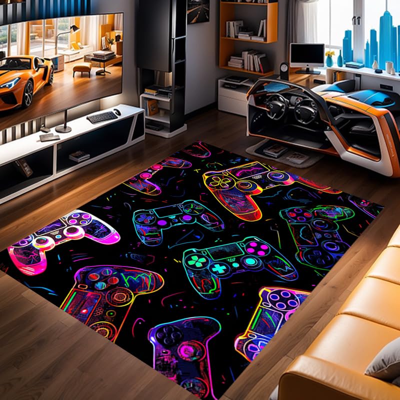 Amazon.com: EBECIAFH Gaming Rug - for Boys Room Gamer Carpet
