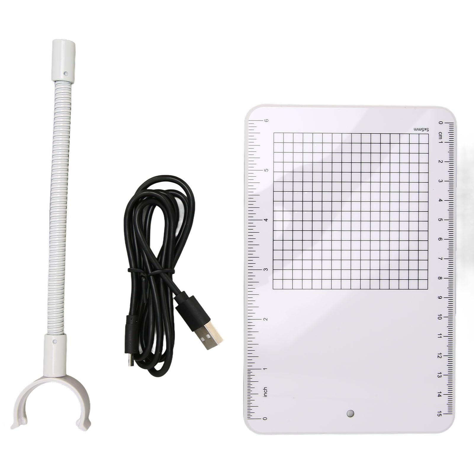AMONIDA Bezprzewodowa Miniręczna Kamera HD z Mikroskopem Cyfrowym i 8 Diodami LED do Eksploracji i inspekcji. Przenośny Rozmiar (BLACK)
