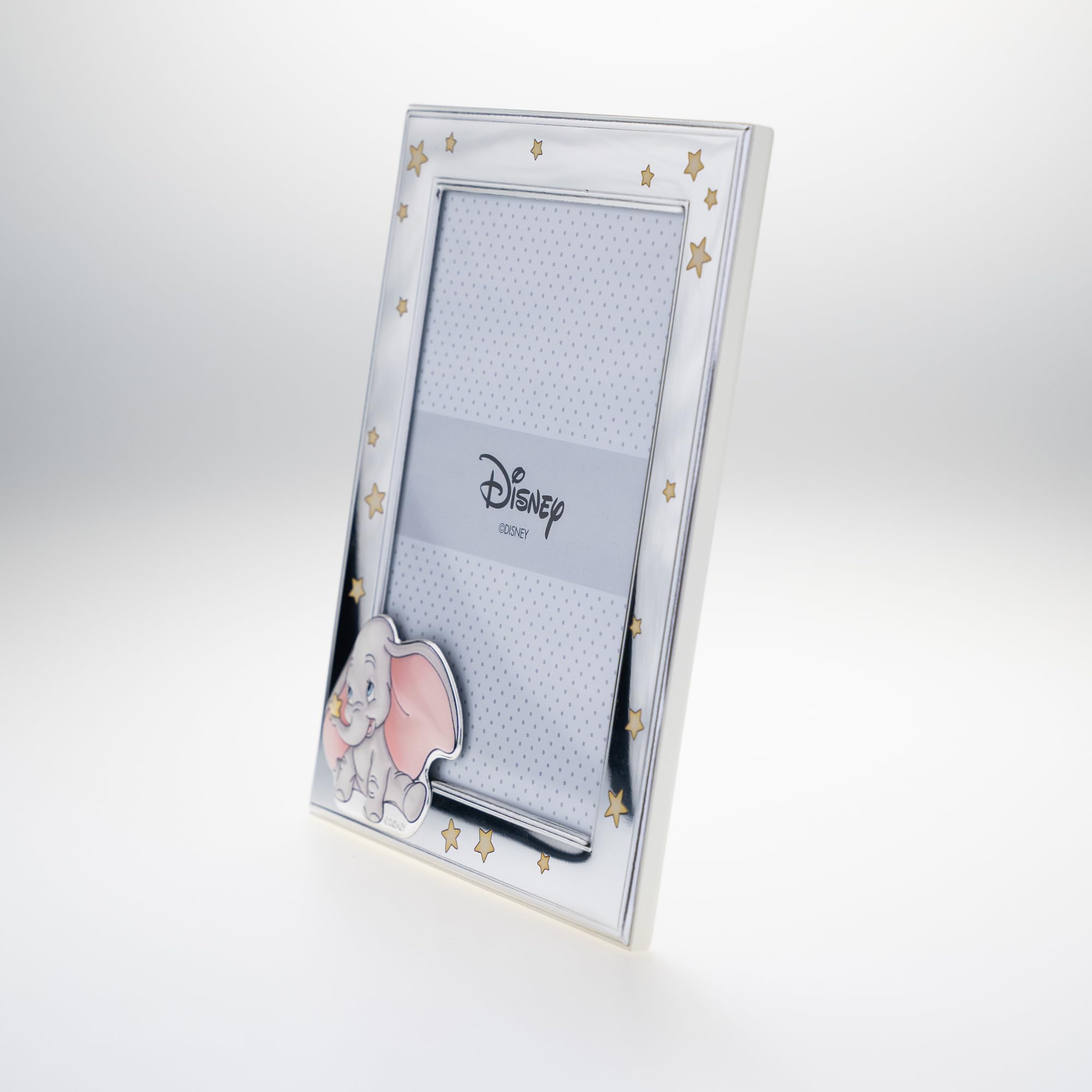 VALENTI & CO. – Disney Baby – Dumbo - Cornice Portafoto in Argento per Bambini, Idea Regalo Battesimo, Nascita o Compleanno (13x18 cm) - 3