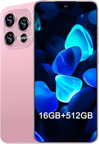 Teléfono celular 16PROMA X 5G, teléfono celular desbloqueado 16 GB+512 GBpantalla de 6.99 pulgadascámara de 68 MP+108 MPbatería de 7000 mAh súper
