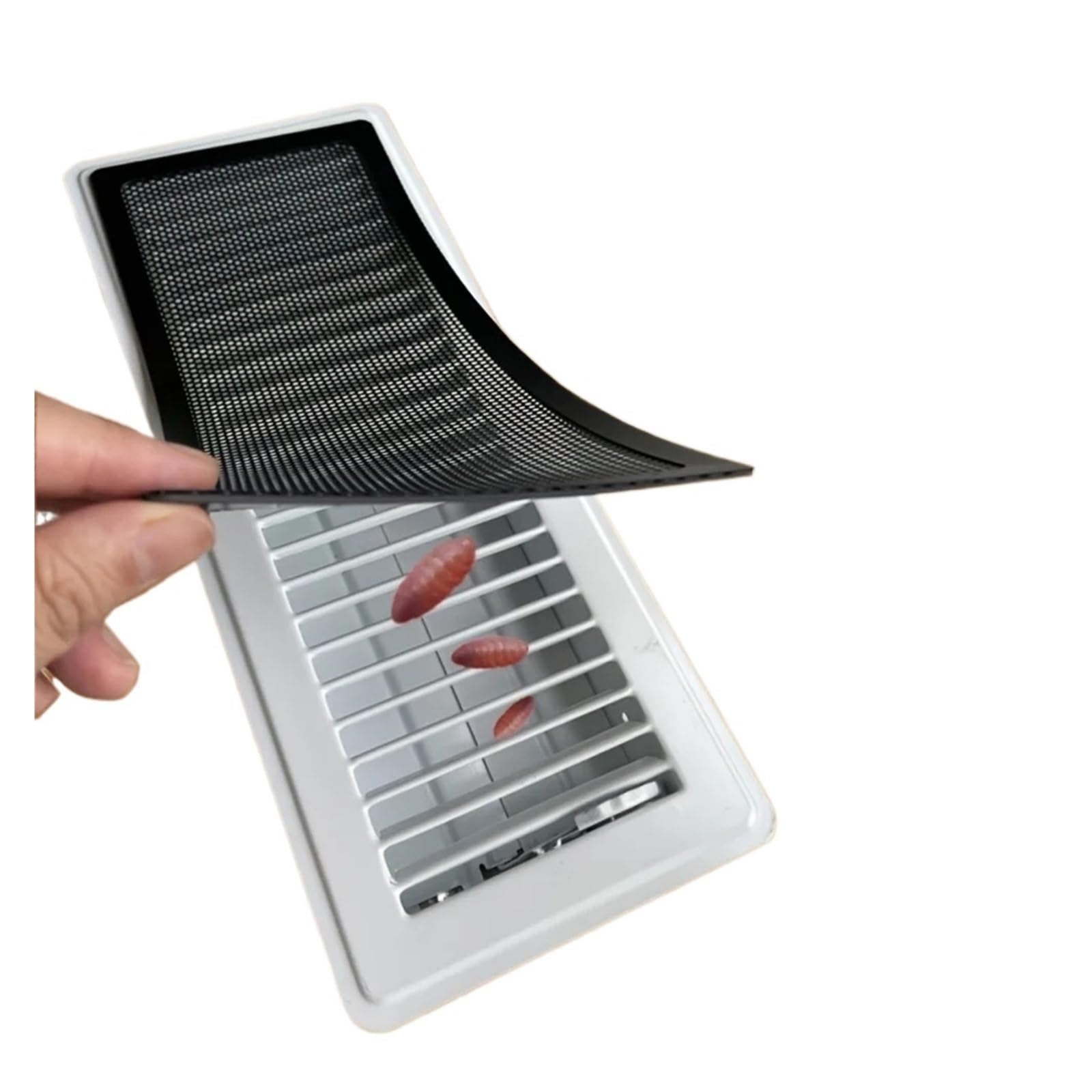Fdbtyjn 1Pc Vent Cover Air Vent Magnetic Vent Covers For Home Floor, 4X10'' Magnet Floor Register Cover