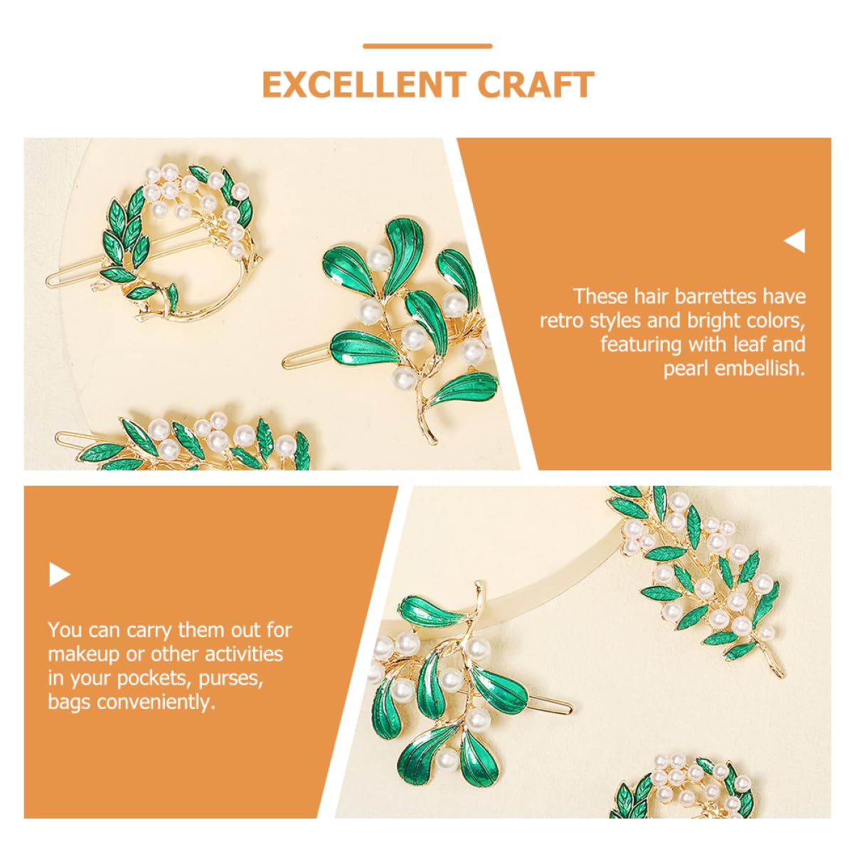 POPETPOP 15piezas Horquillas De Pelo De Perlas Para Mujeres y De Clips De Aleación Elegantes Para Bodas y