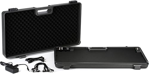 BOSS (BCB-90X) Tapa integrada de tablero de efectos de guitarra grande Estuche moldeado resistente con caja de conexiones, personalizable para