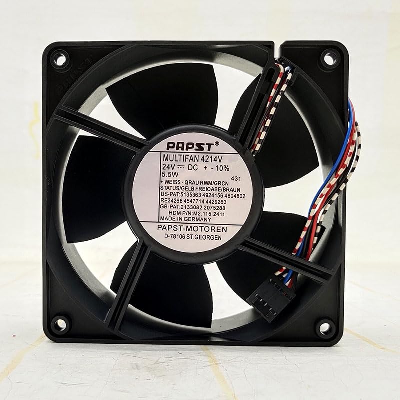 PAPST 4214V 12038 24V 5.5W 5Line Large Airflow Axial Flow Fan