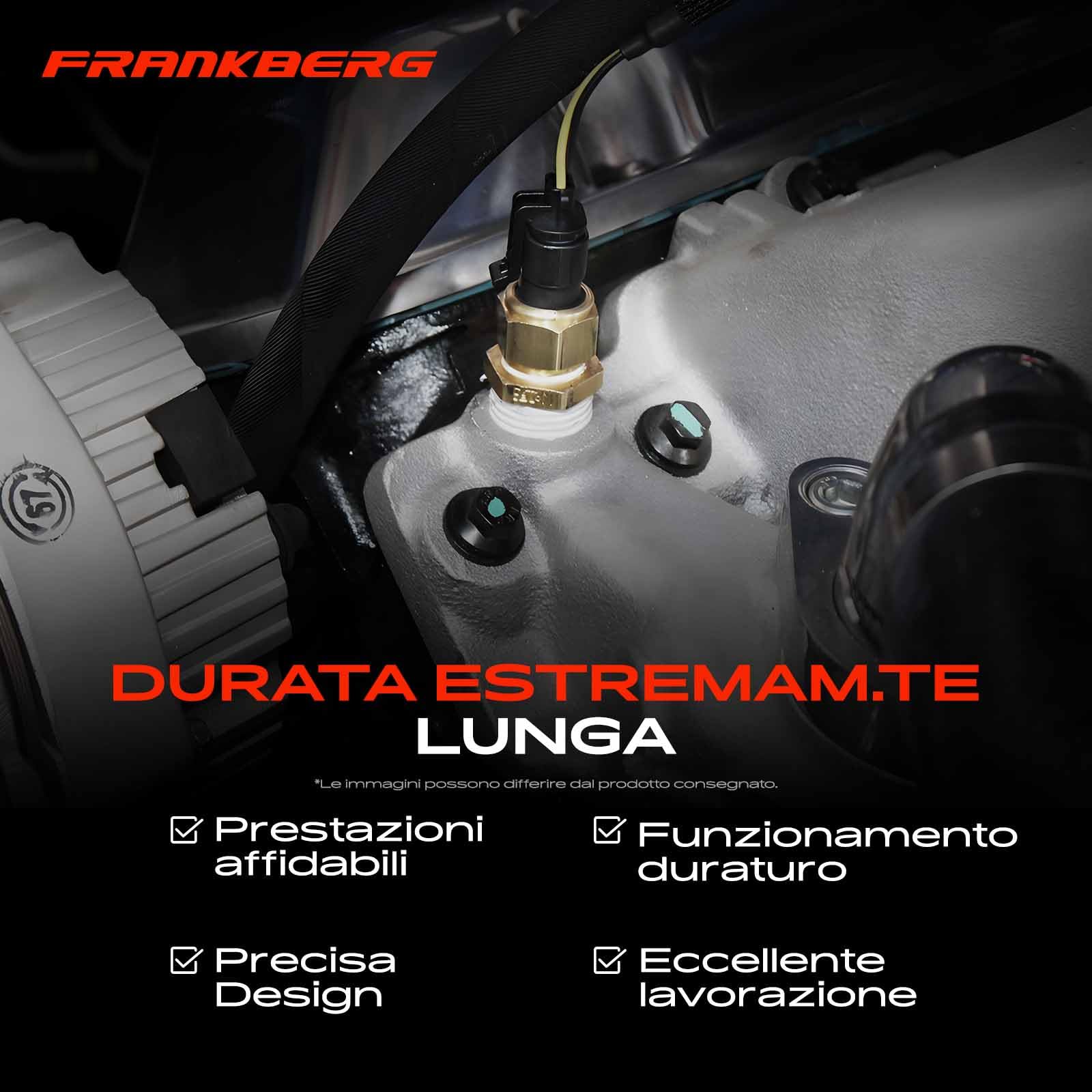 Frankberg Sensore pressione differenziale Pressione gas di scarico Compatibile con M.e.g.a.n.e II BM0/1 CM0/1 Corsa D S07 Corsa C Furgone/Compatto X01 XC60 156 Antara L07 Replace# 504088732
