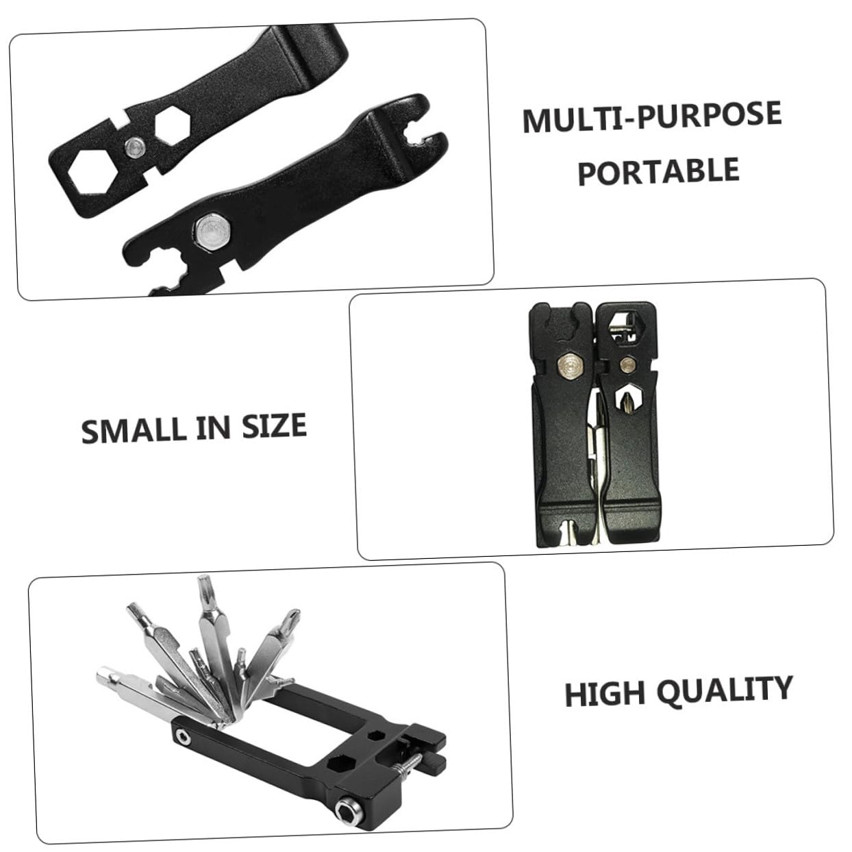 ibasenice 2 Pezzi Kit Riparazione Multifunzionale per Biciclette Include Cacciavite Chiave e Regolatore Utensili Versatili per Riparazioni Bici Computer e Elettrodomestici Strumento Robusto