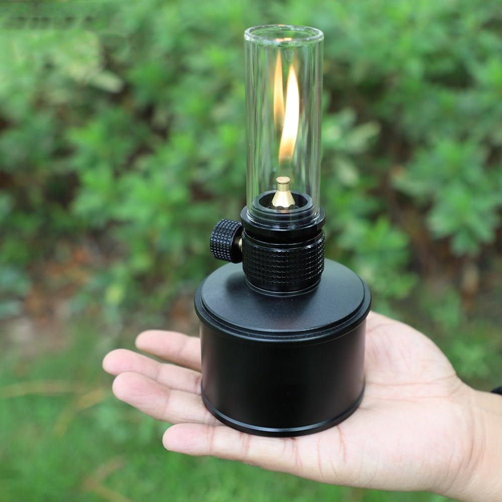 Lámpara de gas para acampar al aire libre, lámpara de gas grande, lámpara de camping al aire libre, lámpara de gas, vela de camping, lámpara de atmósfera, lámpara de iluminación de tienda