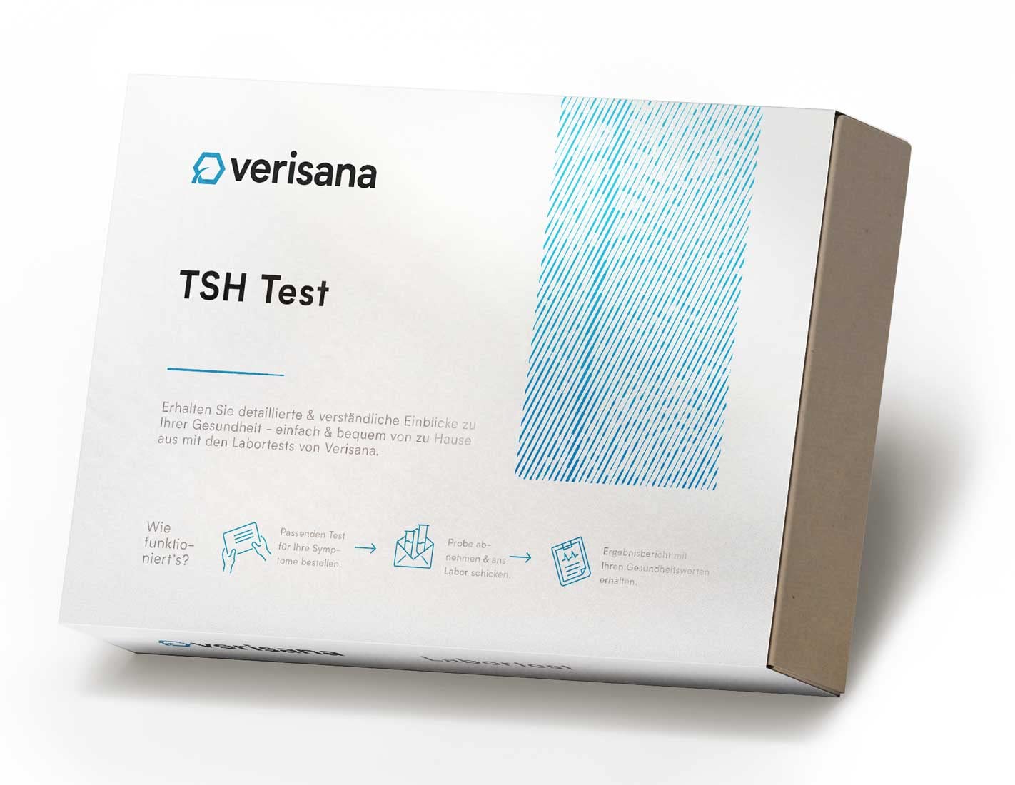 Test TSH – Test di disturbo tiroidea – analisi di laboratorio del valore TSH semplice e comodo da casa – Verisana