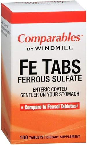 SULF FERROSA TB 325MG WMILL Tamaño 100