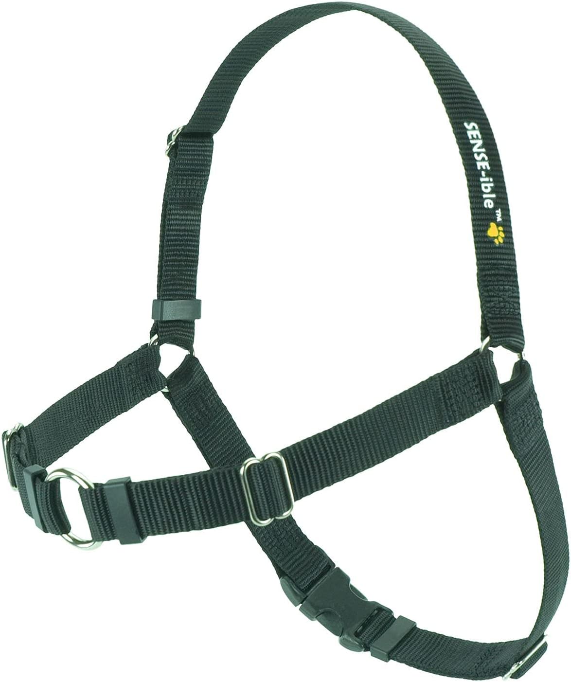 Sense-ible No-Pull Dog Harness (Blue, Medium/Large Wide)