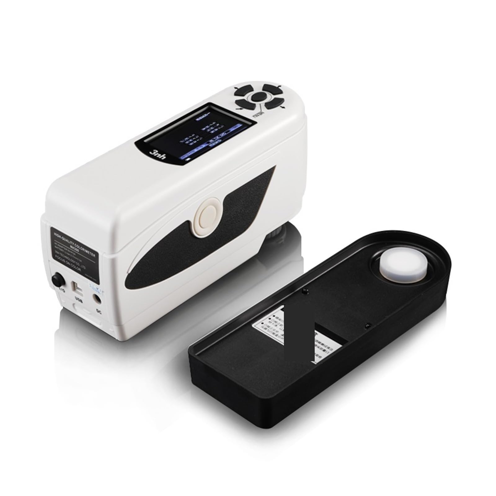 Mining One Color Spectrometer Nh300 Precise Handheld Spectrometer D/8 Colorimeter For Plastic Testing With Pc Software For Data Management