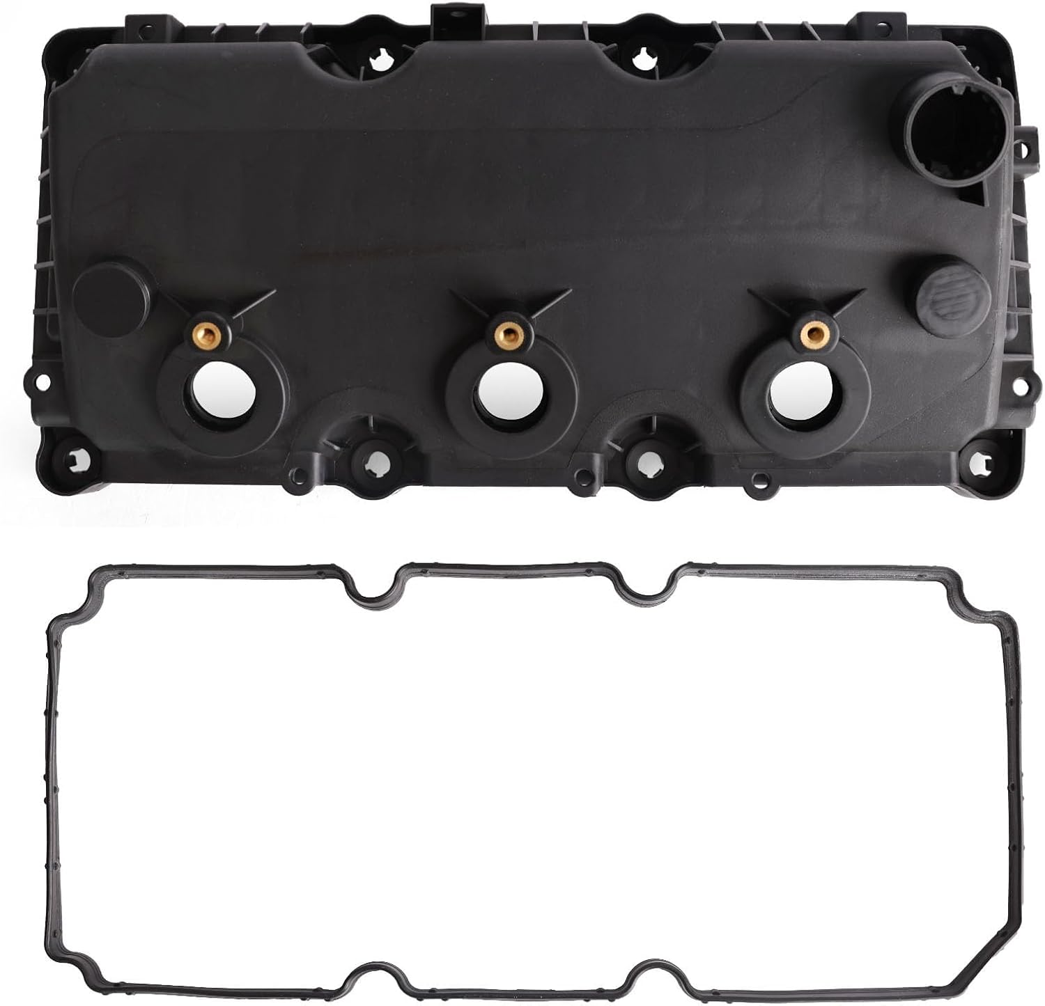 MITZONE Engine Valve Cover Left Side Compatible with 2007-2011 Chrysler 300 Pacifica Sebring Town & Country Dodge Avenger Challenger Journey Charger Magnum Nitro Grand Caravan Replace 04892203AA