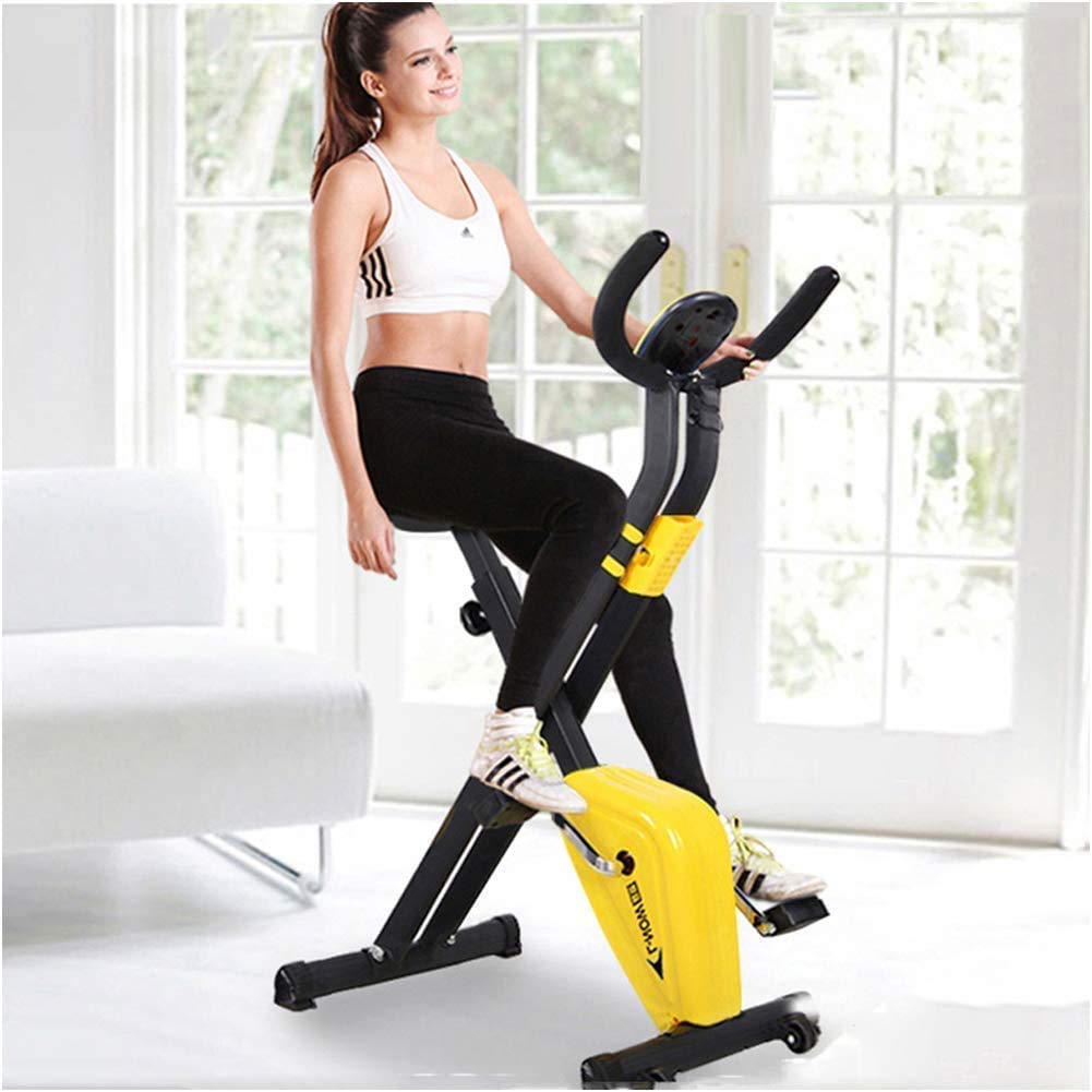 Pieghevole Excersize Bike Stazionario Supporto per Bici Indoor Equitazione Bicicletta Verticale Pieghevole Magnetica Tapis roulant Cyclette