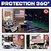 Outdoor TV Cover 43 Inch Weatherproof and Waterproof TV Covers | Outdoor TV Enclosure | Smart Shield TV Screen Protector for Outside TV | Cover for Moving | TV Display Protectors